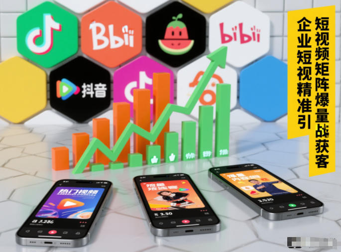 企业短视频精准引流矩阵获客，短视频矩阵爆量战法好创网-专注优质VIP网课 网络创业落地实操课程资源分享 – 每天更新_高质量项目输出好创网