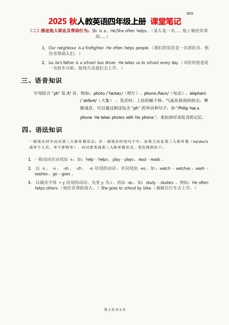 2025秋人教英语四上课堂笔记Unit04好创网-专注优质VIP网课 网络创业落地实操课程资源分享 – 每天更新_高质量项目输出好创网
