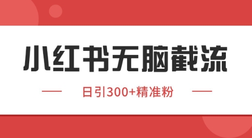 小红书截流同行客源，独家野路子获客玩法 日引200+暴力获客【揭秘】好创网-专注优质VIP网课 网络创业落地实操课程资源分享 – 每天更新_高质量项目输出好创网