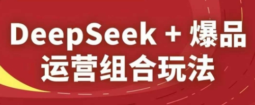 DeepSeek+爆品运营组合玩法，2025淘系精品课好创网-专注优质VIP网课 网络创业落地实操课程资源分享 – 每天更新_高质量项目输出好创网