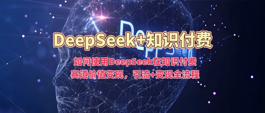 如何使用DeepSeek在知识付费赛道价值变现,引流+变现全流程好创网-专注优质VIP网课 网络创业落地实操课程资源分享 – 每天更新_高质量项目输出好创网
