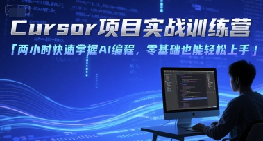 Cursor项目实战训练营，两小时快速掌握AI编程，零基础也能轻松上手好创网-专注优质VIP网课 网络创业落地实操课程资源分享 – 每天更新_高质量项目输出好创网