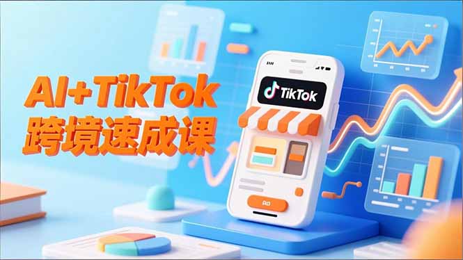 AI+TikTok跨境速成课，智能翻译、店铺定位、流程拆解，7天高效上线运营好创网-专注优质VIP网课 网络创业落地实操课程资源分享 – 每天更新_高质量项目输出好创网