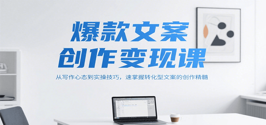 爆款文案创作变现课,从写作心态到实操技巧,速掌握转化型文案的创作精髓好创网-专注优质VIP网课 网络创业落地实操课程资源分享 – 每天更新_高质量项目输出好创网