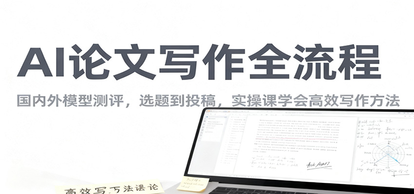 AI论文写作全流程,国内外模型测评,选题到投稿,实操课学高效写作方法好创网-专注优质VIP网课 网络创业落地实操课程资源分享 – 每天更新_高质量项目输出好创网