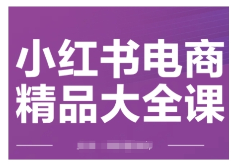 小红书电商精品大全课,快速掌握小红书运营技巧,实现精准引流与爆单目标,轻松玩转小红书电商(更新2月)好创网-专注优质VIP网课 网络创业落地实操课程资源分享 – 每天更新_高质量项目输出好创网