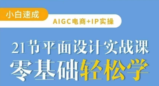 AIGC电商必备实操21节平面设计实战课，教你玩转AI好创网-专注优质VIP网课 网络创业落地实操课程资源分享 – 每天更新_高质量项目输出好创网