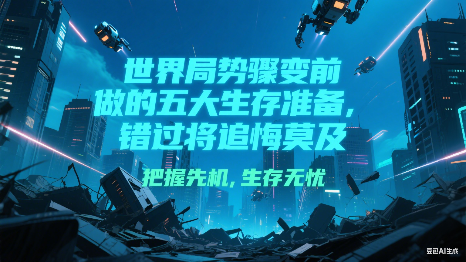 付费文章《世界局势骤变前必做的五大生存准备,错过将追悔莫及》好创网-专注优质VIP网课 网络创业落地实操课程资源分享 – 每天更新_高质量项目输出好创网