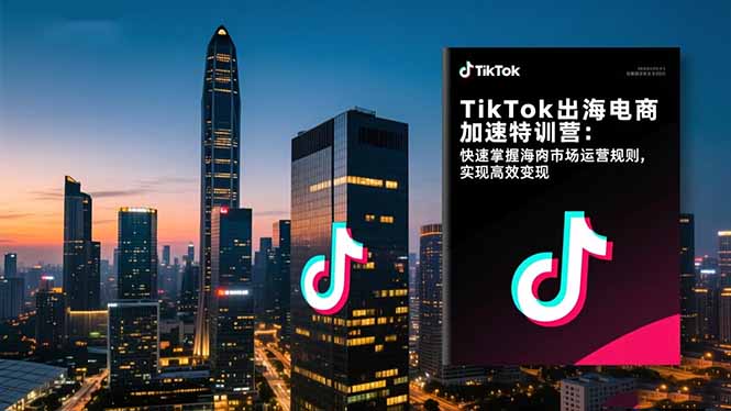 TikTok出海电商加速特训营-更新：快速掌握海外市场运营规则，实现高效变现好创网-专注优质VIP网课 网络创业落地实操课程资源分享 – 每天更新_高质量项目输出好创网