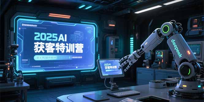 2025AI获客特训营，AI图文视频全制作，deepseek工具实操教学好创网-专注优质VIP网课 网络创业落地实操课程资源分享 – 每天更新_高质量项目输出好创网