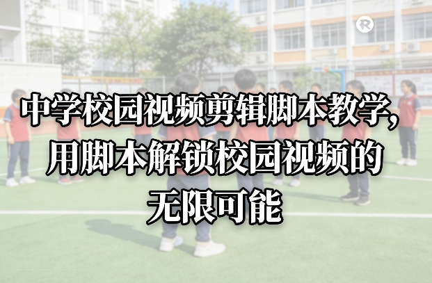 中学校园视频剪辑脚本教学，用脚本解锁校园视频的无限可能好创网-专注优质VIP网课 网络创业落地实操课程资源分享 – 每天更新_高质量项目输出好创网