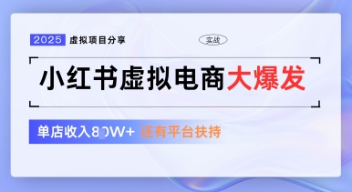小红书虚拟电商项目，平台大力免费流量扶持，低门槛1拖3玩法好创网-专注优质VIP网课 网络创业落地实操课程资源分享 – 每天更新_高质量项目输出好创网