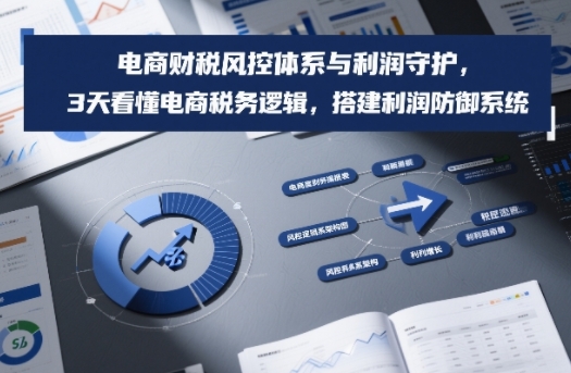 电商财税风控体系与利润守护，3天看懂电商税务逻辑，搭建利润防御系统好创网-专注优质VIP网课 网络创业落地实操课程资源分享 – 每天更新_高质量项目输出好创网