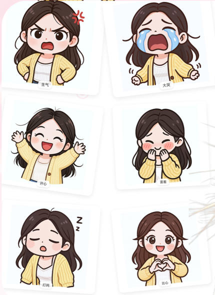 一张照片秒变多种表情包，三步就能拥有专属表情包库，零门槛玩转社交新玩法【文档】好创网-专注优质VIP网课 网络创业落地实操课程资源分享 – 每天更新_高质量项目输出好创网