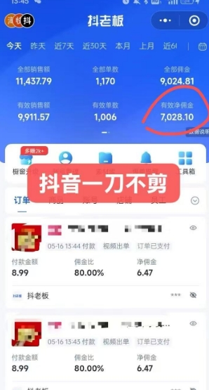 抖音短视频一刀不剪带货，不剪辑，不直播，每天发个视频，等着出单获取带货佣金好创网-专注优质VIP网课 网络创业落地实操课程资源分享 – 每天更新_高质量项目输出好创网