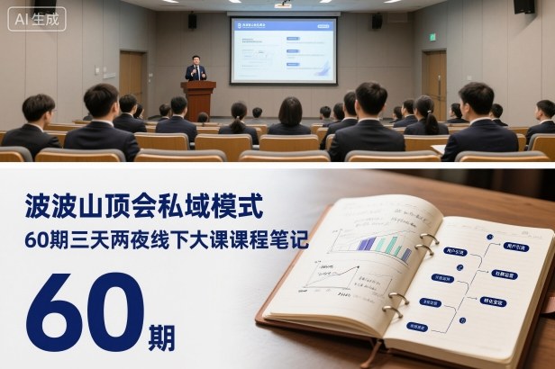 波波山顶会私域模式60期三天两夜线下大课课程笔记(文档)好创网-专注优质VIP网课 网络创业落地实操课程资源分享 – 每天更新_高质量项目输出好创网