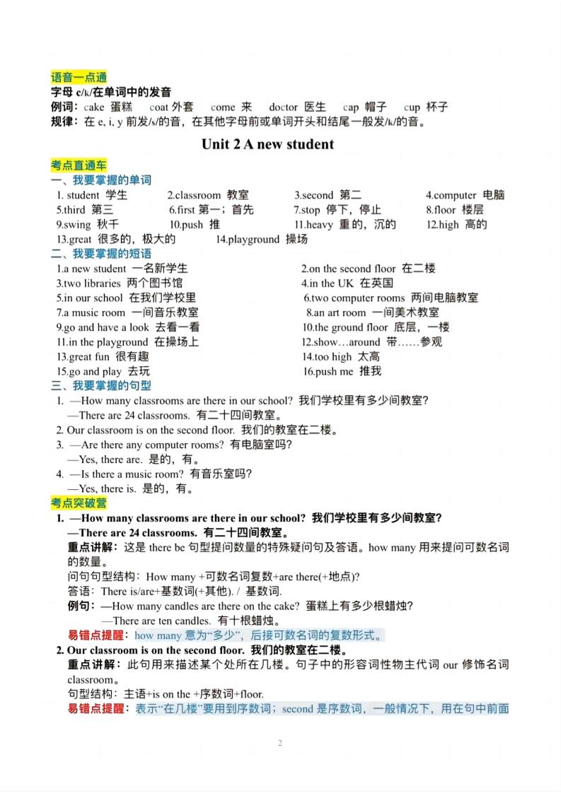 五年级上英语必背知识单《译林版》好创网-专注优质VIP网课 网络创业落地实操课程资源分享 – 每天更新_高质量项目输出好创网